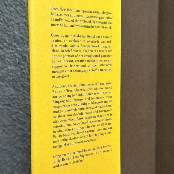“Late Migrations” a hardback novel by Margaret Renkl - Picture 4 of 6